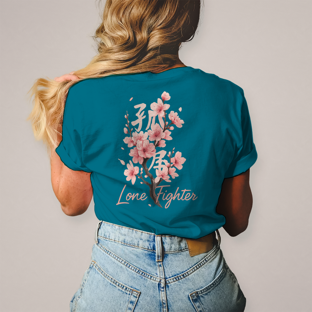 Damen T-Shirt Cherry Blossom