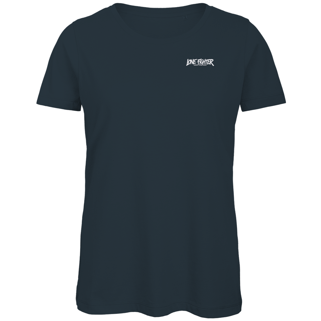 Damen Premium Bio T-Shirt Spray Alone, Fight Alone