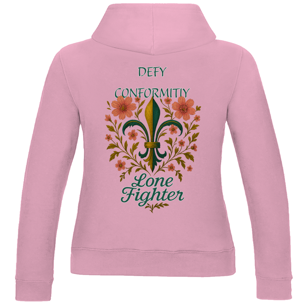 Damen Hoodie Fleur de lis