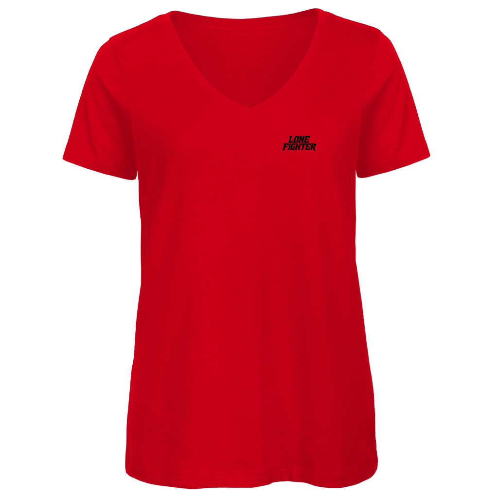 Damen Premium Bio V-Neck T-Shirt Rebel Motion