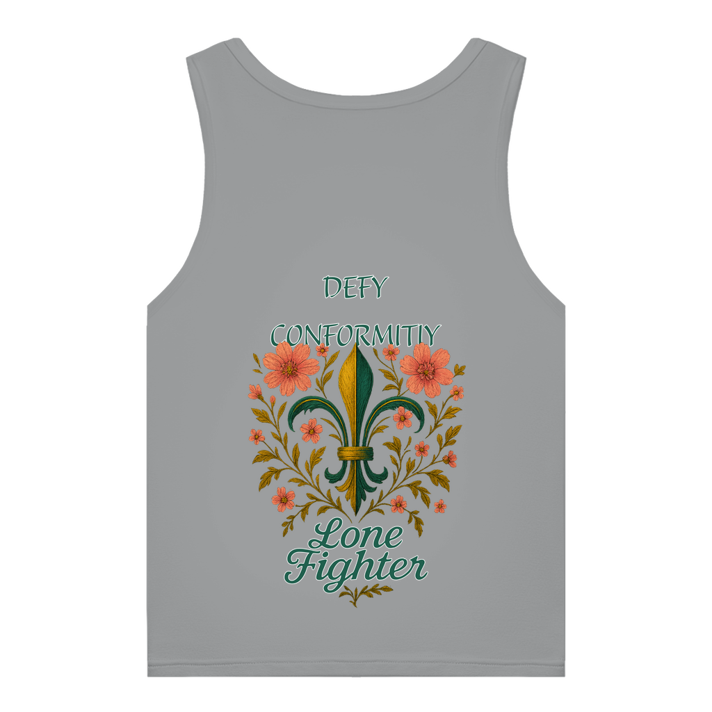 Damen Premium Organic Tank Top Fleur de lis