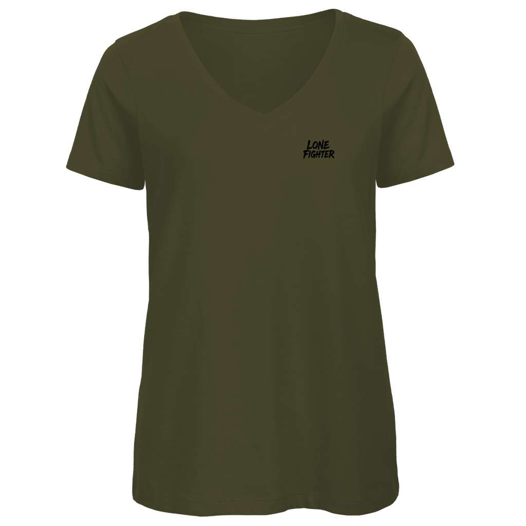 Damen Premium Bio V-Neck T-Shirt Kodoku na Kage