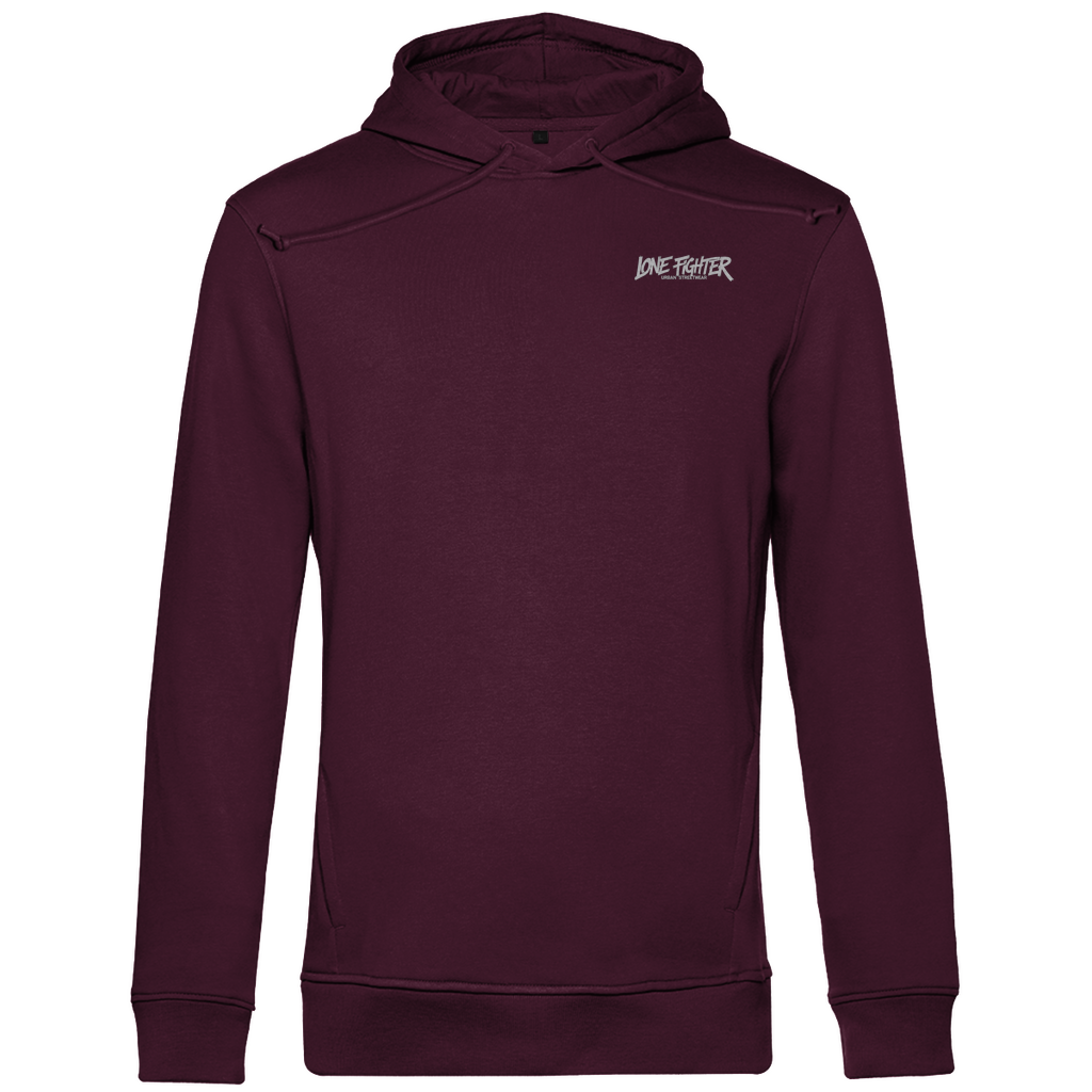 Herren Premium Bio Hoodie Spray Alone, Fight Alone