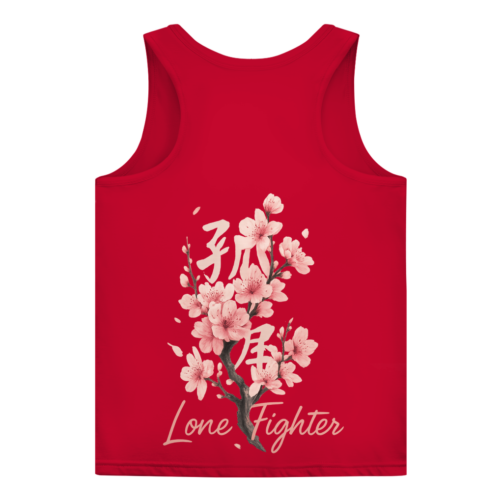 Damen Basic Tank Top Cherry Blossom