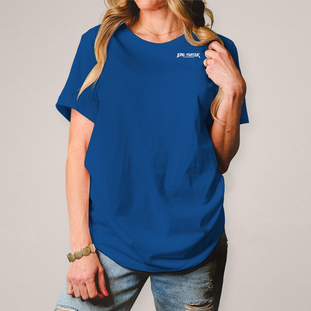 Damen T-Shirt Spray Alone, Fight Alone