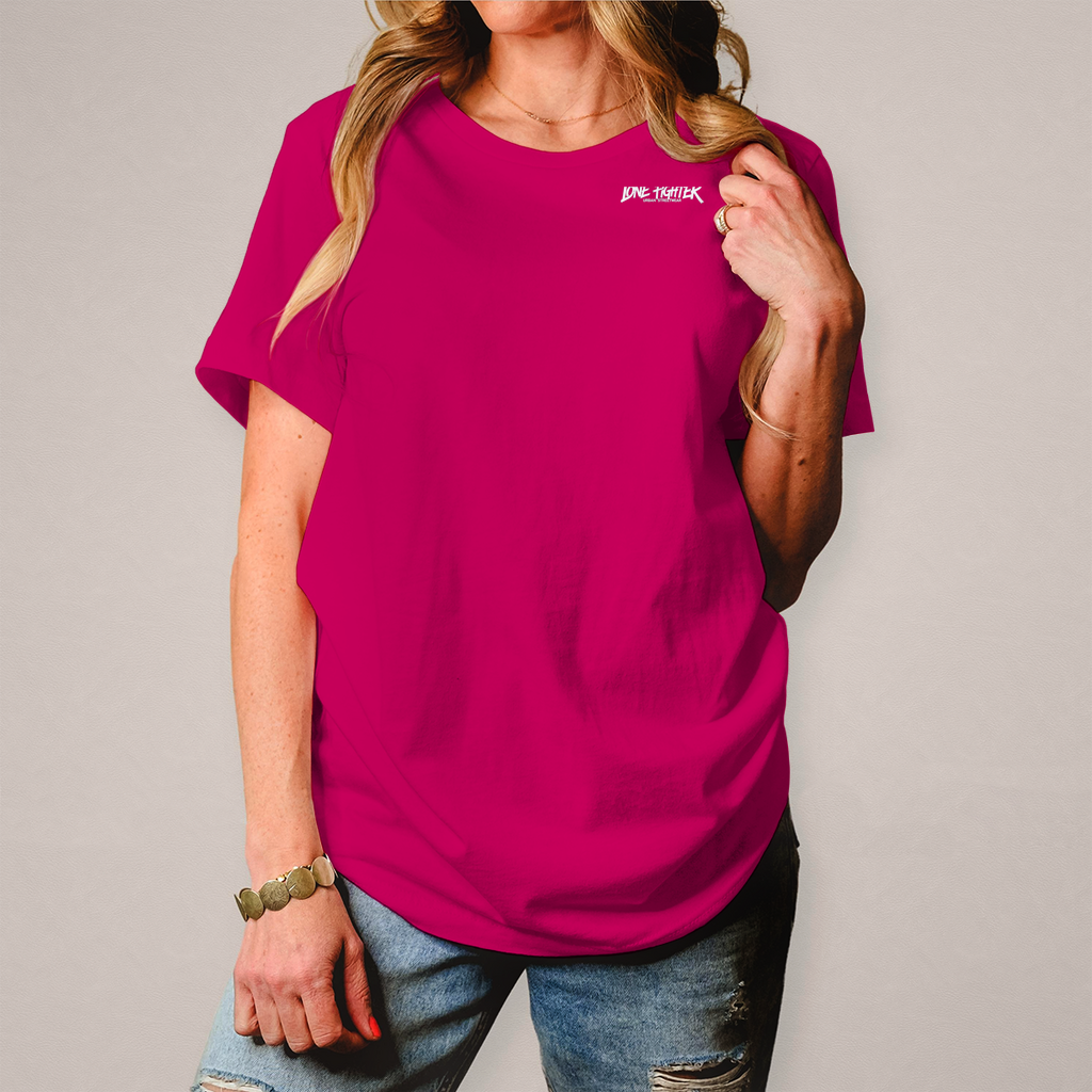 Damen T-Shirt Spray Alone, Fight Alone