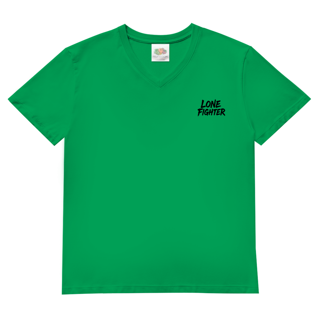 Herren Basic V-Neck T-Shirt Sakura