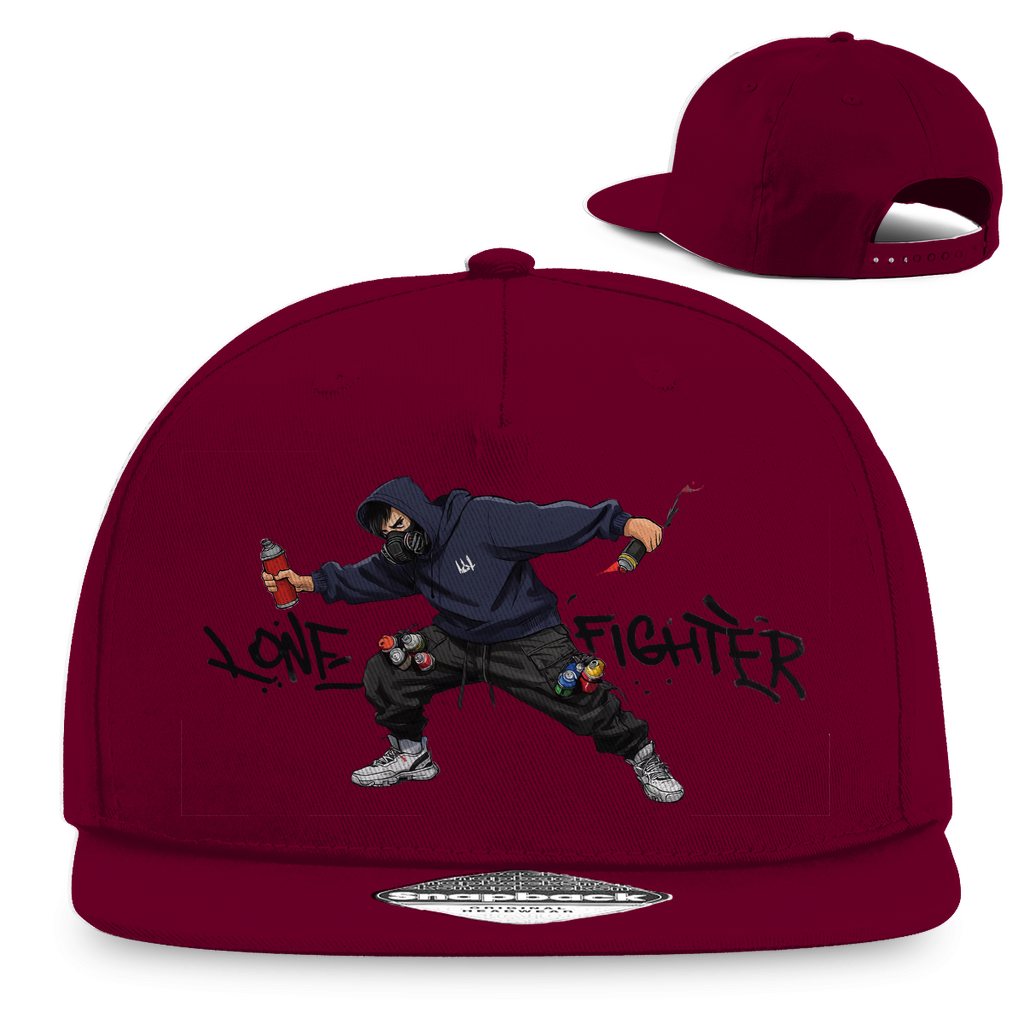 Snapback Rapper Cap Spray Alone, Fight Alone