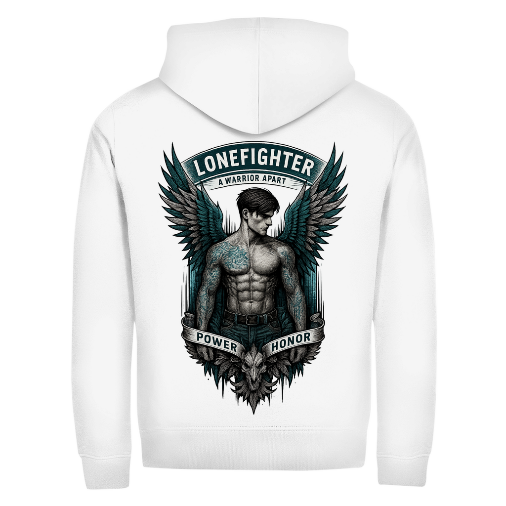 Herren Zipper Hoodie Warrior Soul