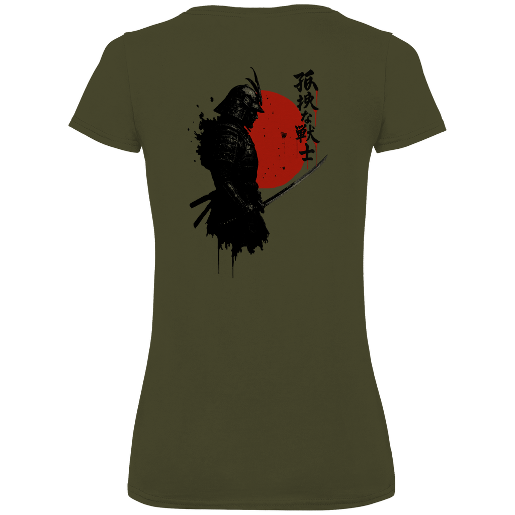 Damen Premium Bio V-Neck T-Shirt Kodoku na Kage