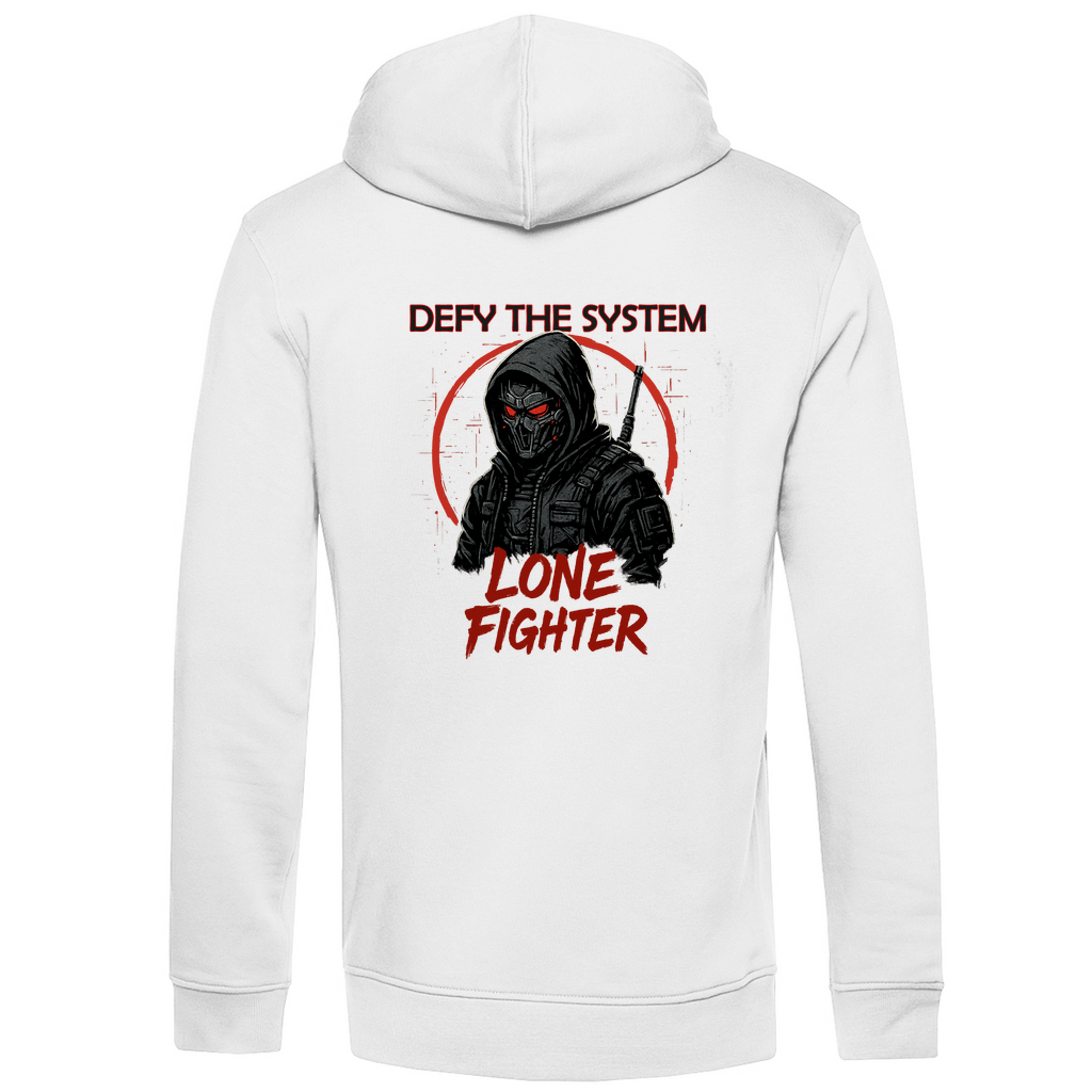Herren Premium Bio Hoodie Defy the System