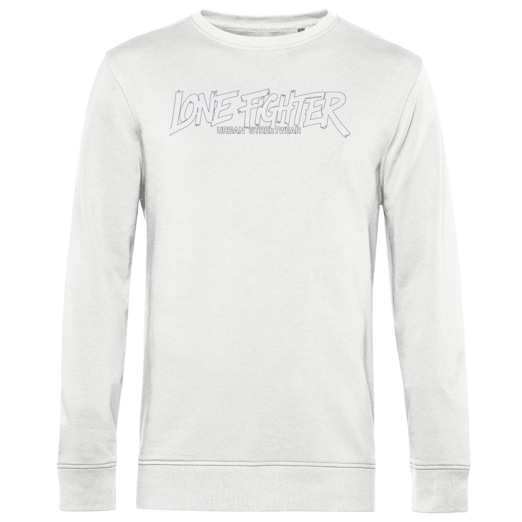 Herren Premium Bio Sweatshirt Lone Fighter Graffiti
