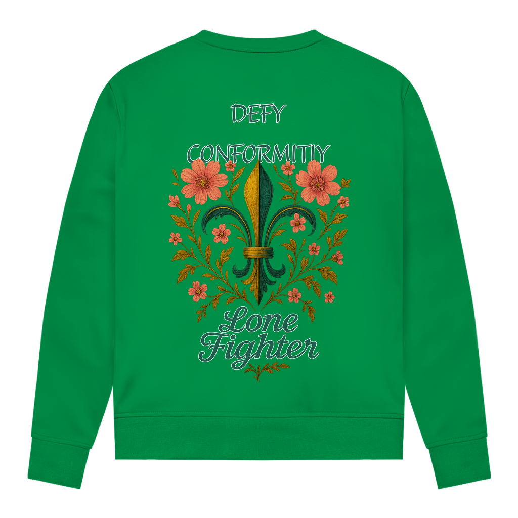 Damen Sweatshirt Fleur de lis