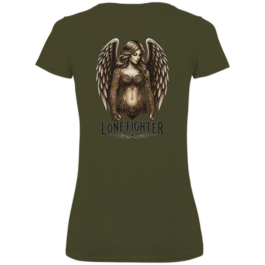 Damen Premium Bio V-Neck T-Shirt SKY GUARDIAN