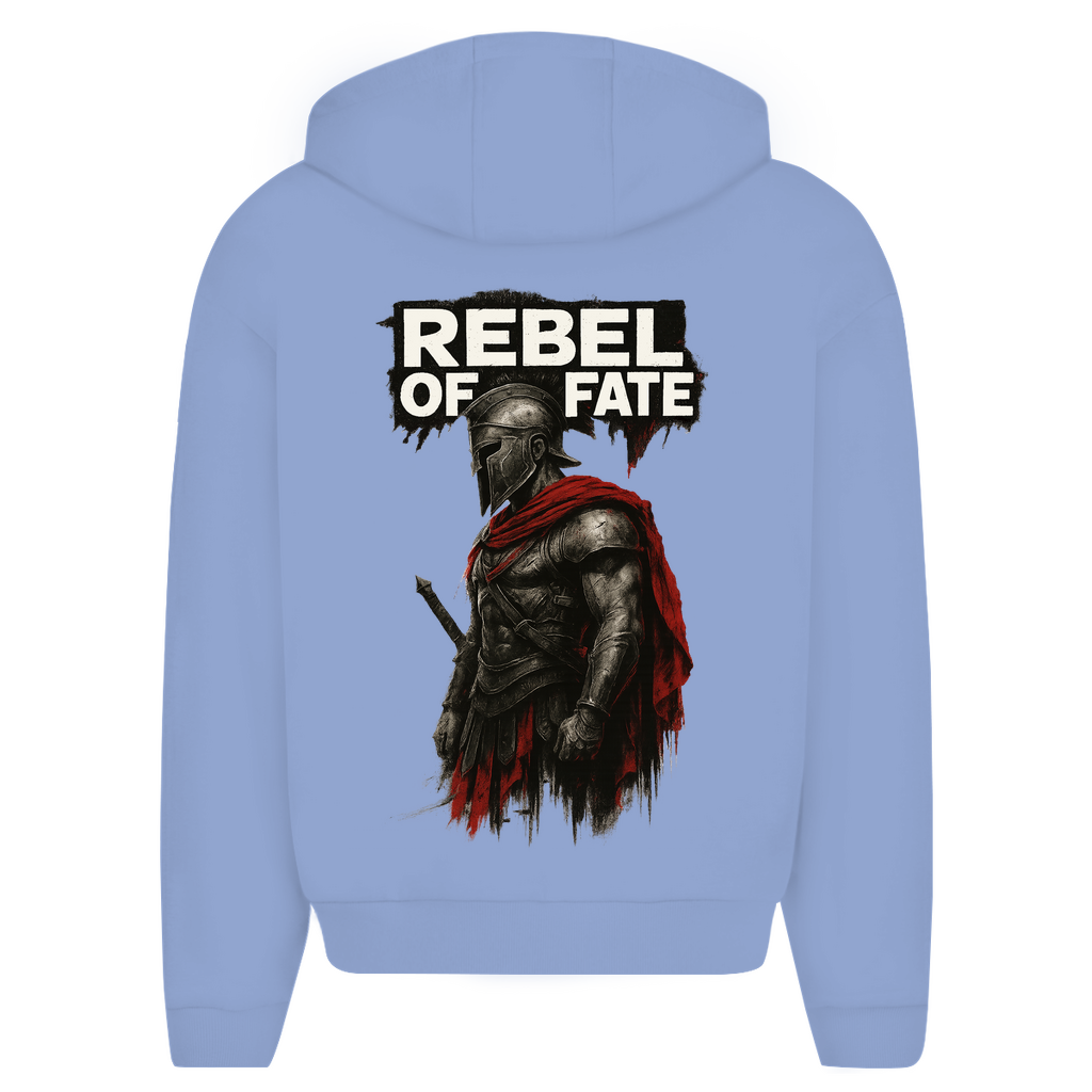 Herren Oversize Zipper Hoodie Rebel of Fate