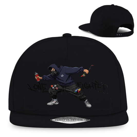 Snapback Rapper Cap Spray Alone, Fight Alone
