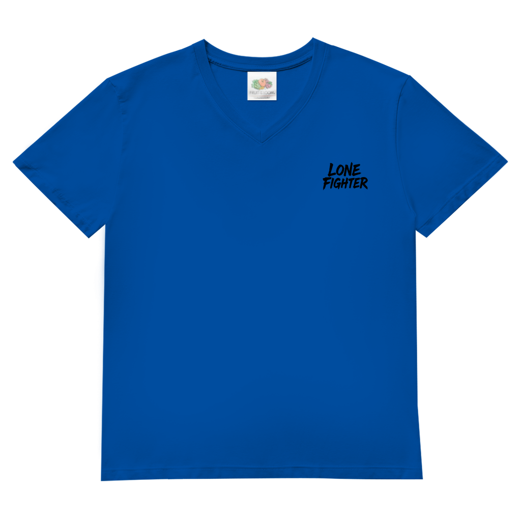 Herren Basic V-Neck T-Shirt Sakura