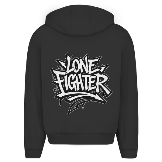 Herren Oversize Zipper Hoodie Tag Type