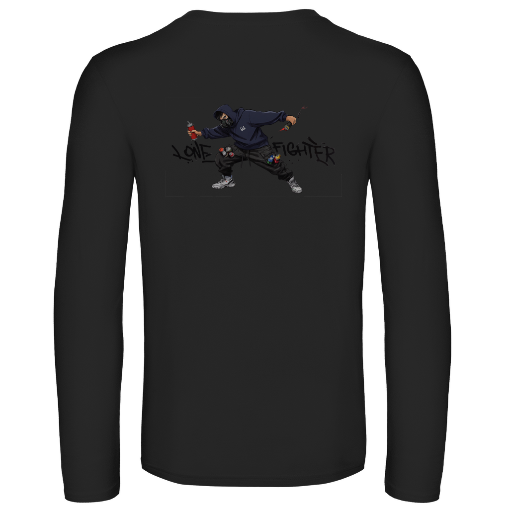 Unisex Langarmshirt  Spray Alone, Fight Alone