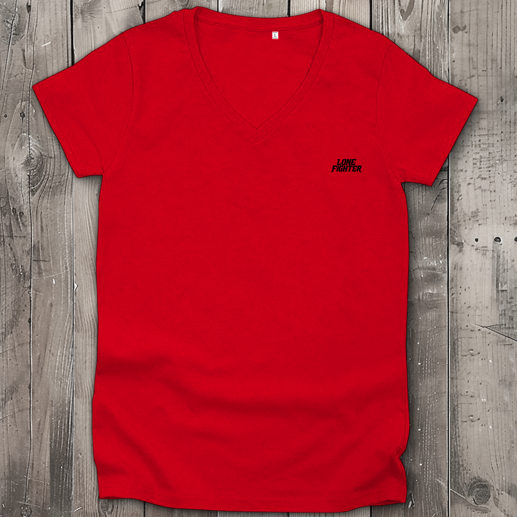 Damen Premium Bio V-Neck T-Shirt Rebel of Fate