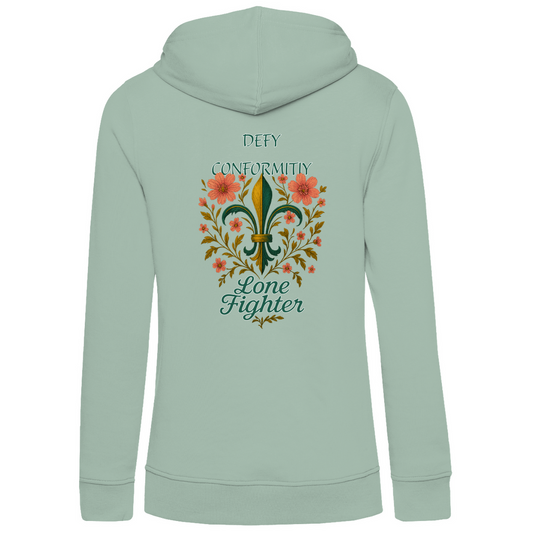 Damen Premium Bio Hoodie Fleur de lis
