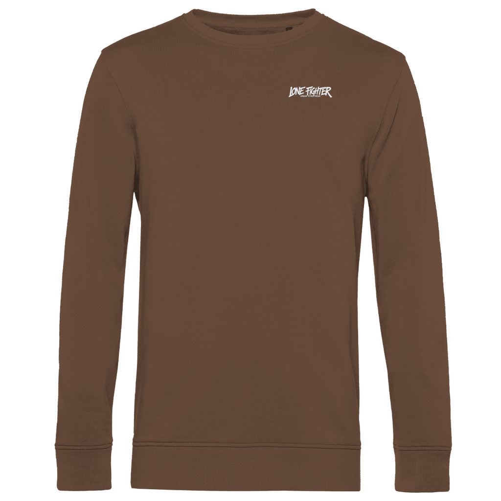 Herren Premium Bio Sweatshirt Spray Alone, Fight Alone
