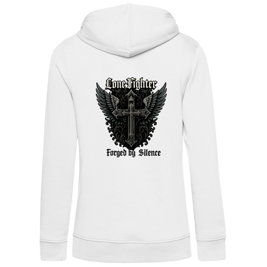 Damen Premium Bio Hoodie Wings of Resolve