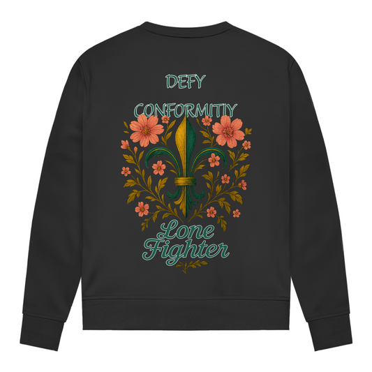 Damen Sweatshirt Fleur de lis