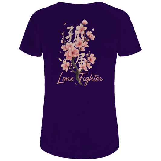 Damen Premium Bio T-Shirt Cherry Blossom