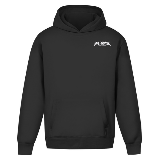 Oversize Hoodie Ohne Kordel Spray Alone, Fight Alone