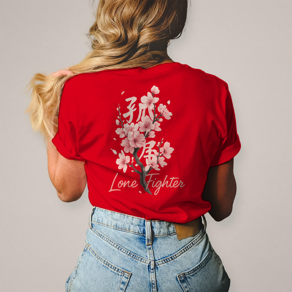 Damen T-Shirt Cherry Blossom