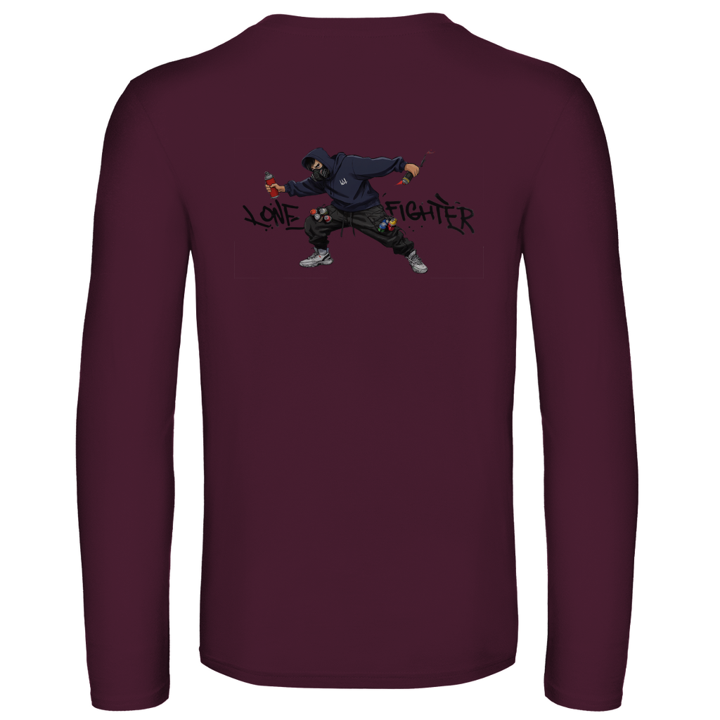 Unisex Langarmshirt  Spray Alone, Fight Alone