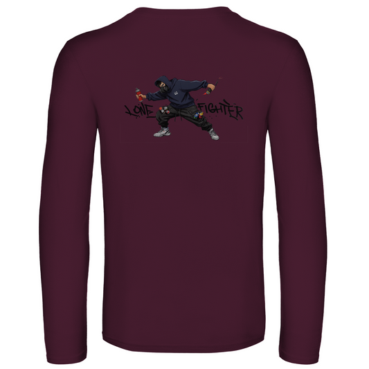 Unisex Langarmshirt  Spray Alone, Fight Alone