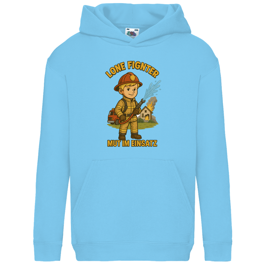 Kids Basic Hoodie Mut im Einsatz