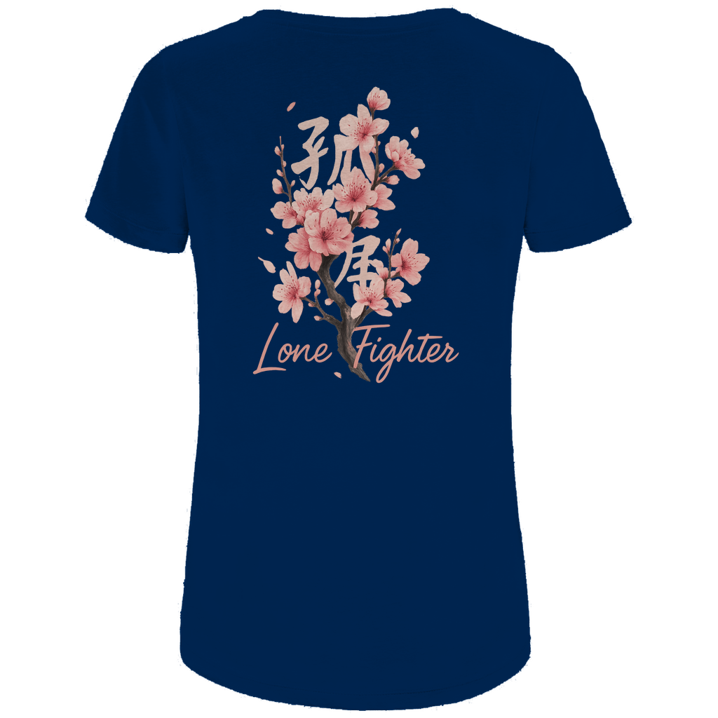 Damen Premium Bio T-Shirt Cherry Blossom