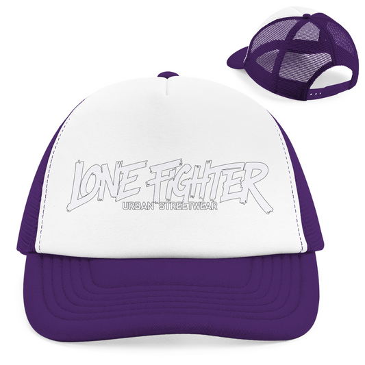 Retro Trucker Cap Lone Fighter Graffiti