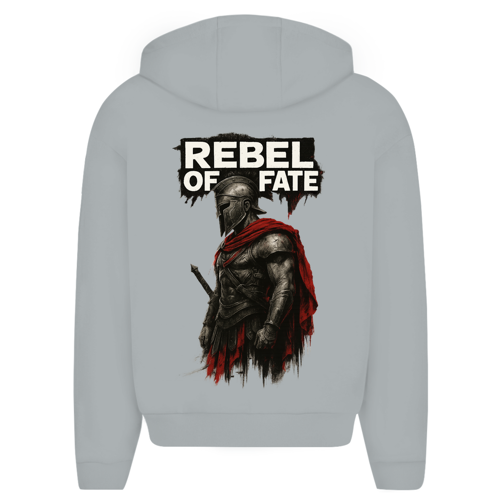 Herren Oversize Zipper Hoodie Rebel of Fate