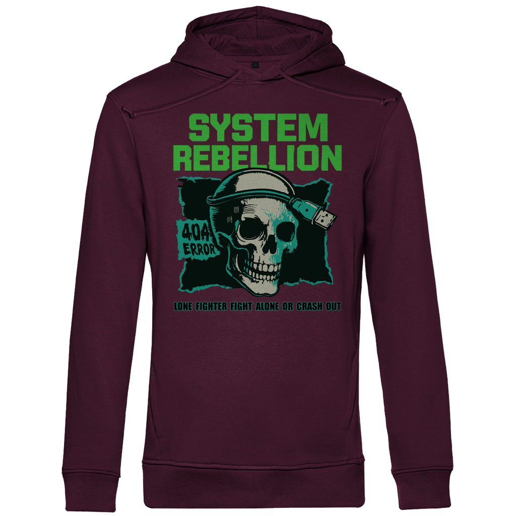 System Rebellion Herren Premium Bio Hoodie