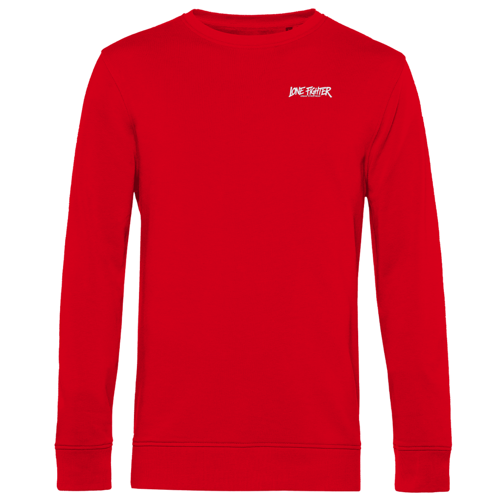 Herren Premium Bio Sweatshirt Spray Alone, Fight Alone