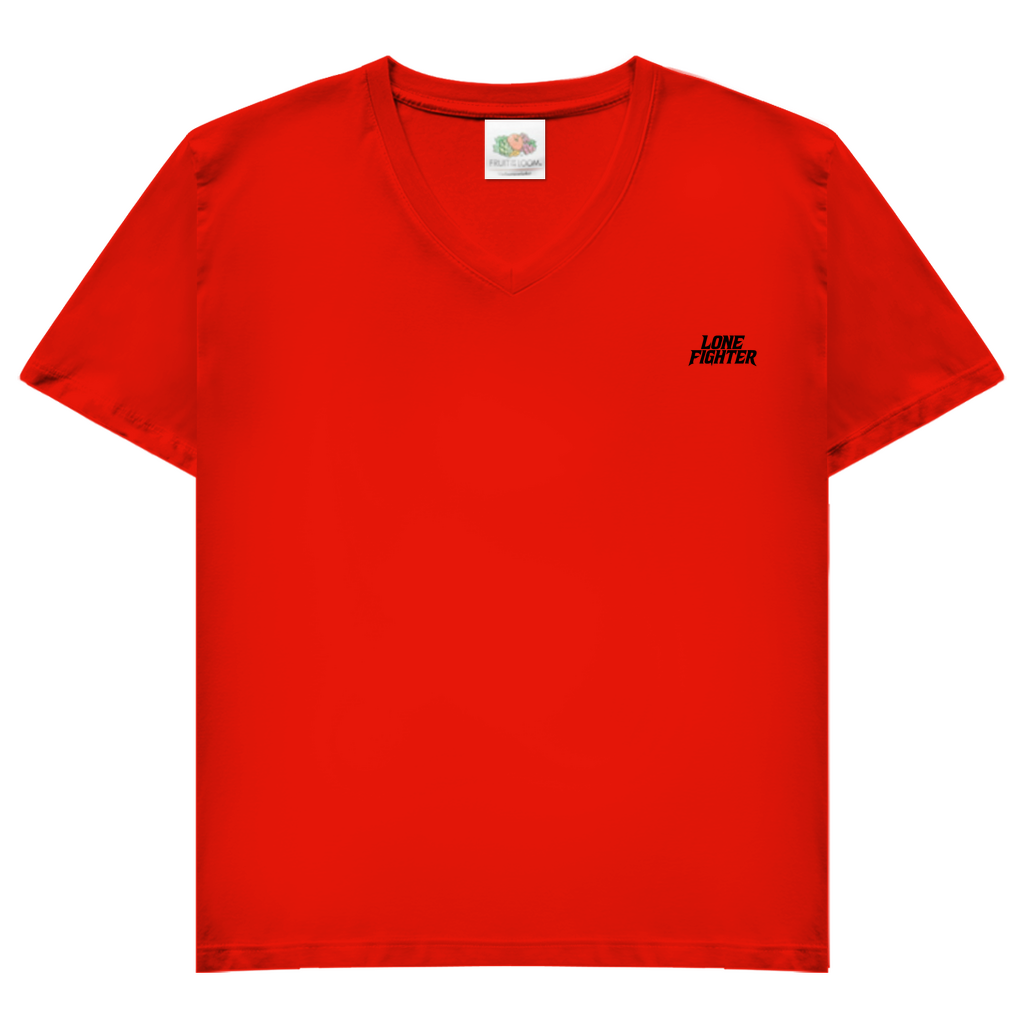 Damen Basic V-Neck T-Shirt Rebel of Fate