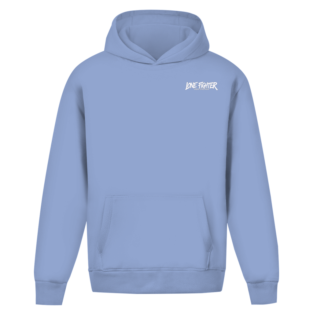 Oversize Hoodie Ohne Kordel Spray Alone, Fight Alone
