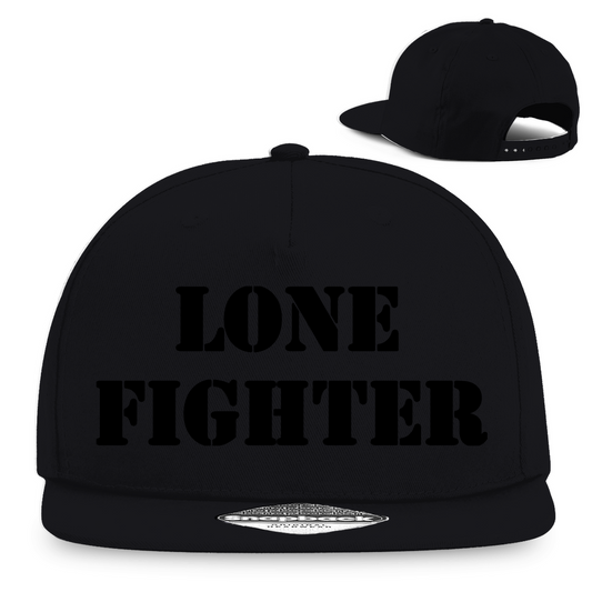 Snapback Rapper Cap Lone Fighter Schriftzug