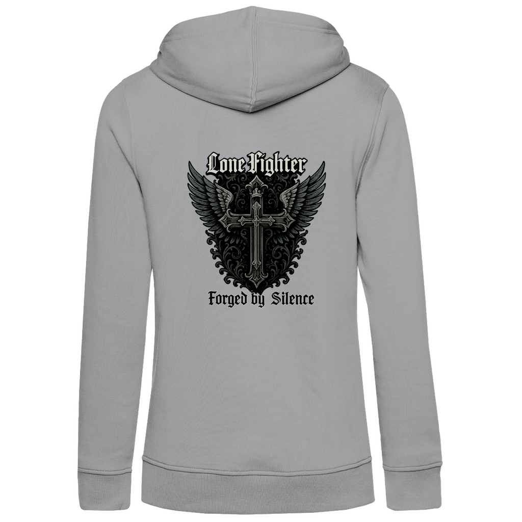 Damen Premium Bio Hoodie Wings of Resolve