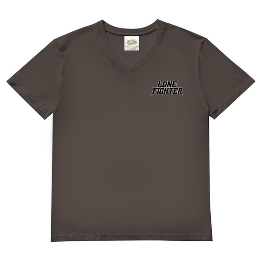 Herren Basic V-Neck T-Shirt Defy the System