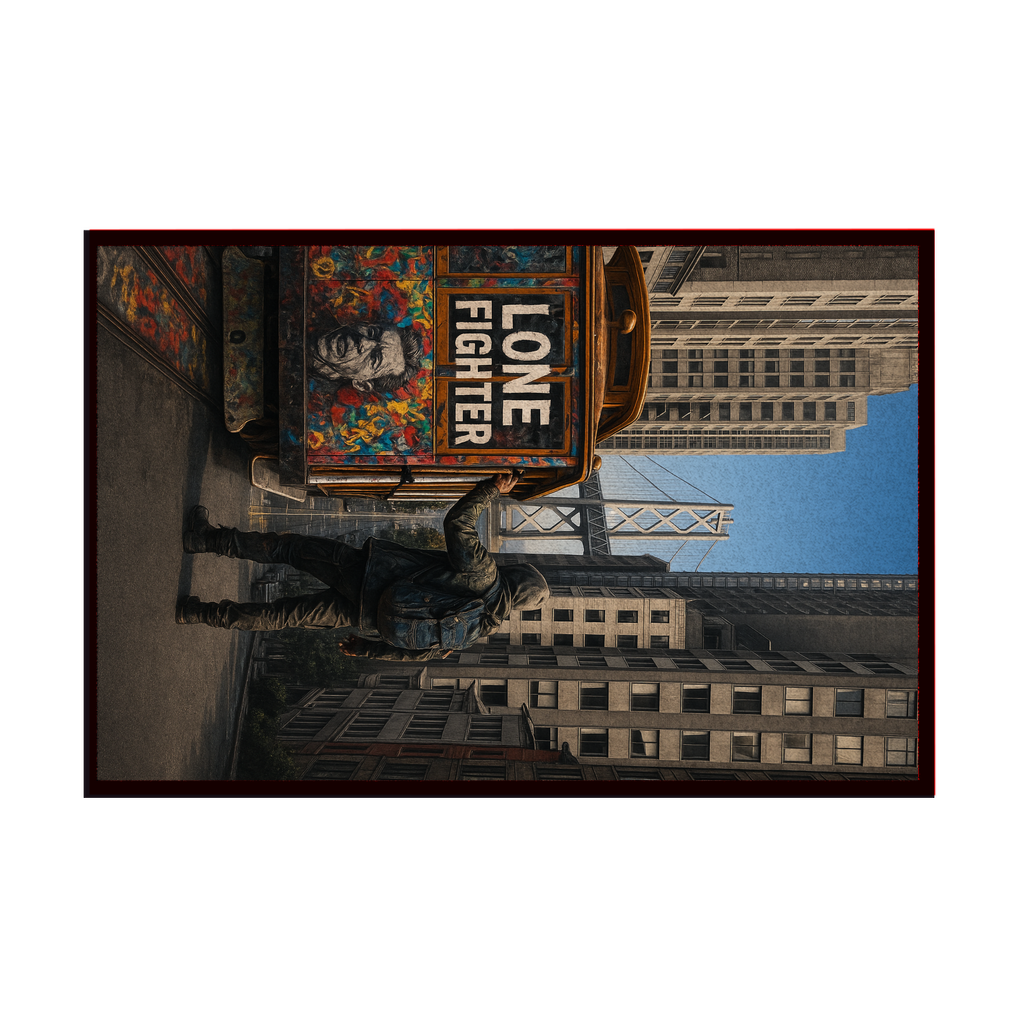 Fußmatte mit Gummirand Skyline