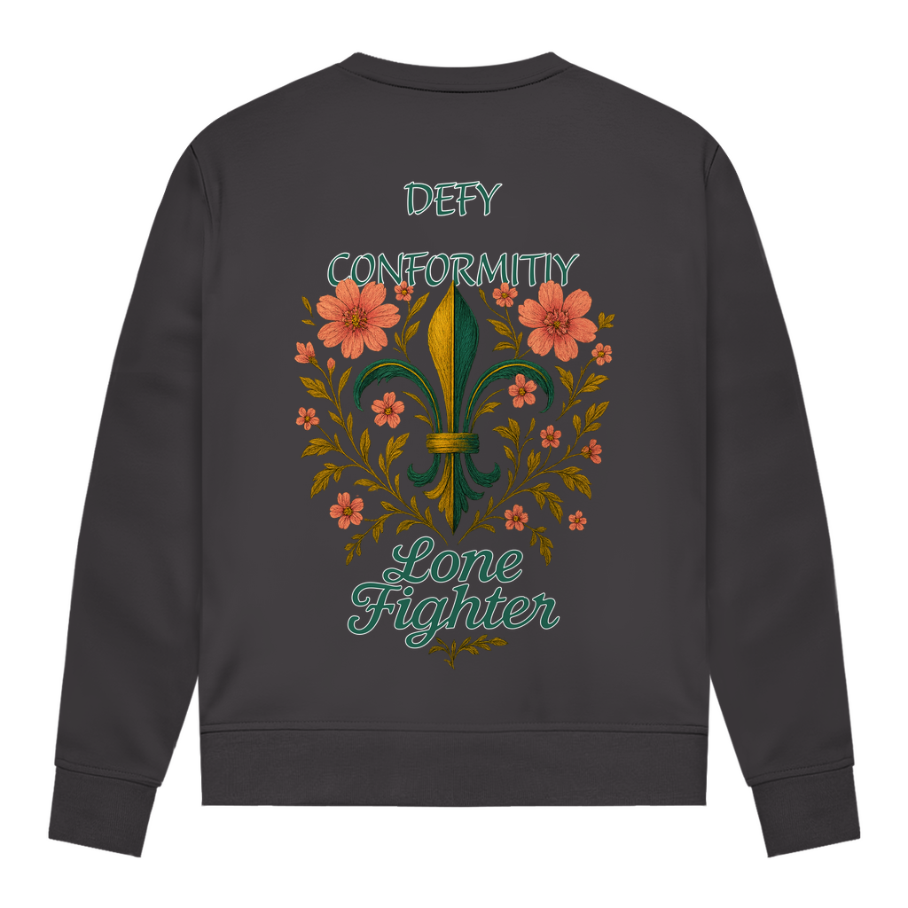 Damen Sweatshirt Fleur de lis