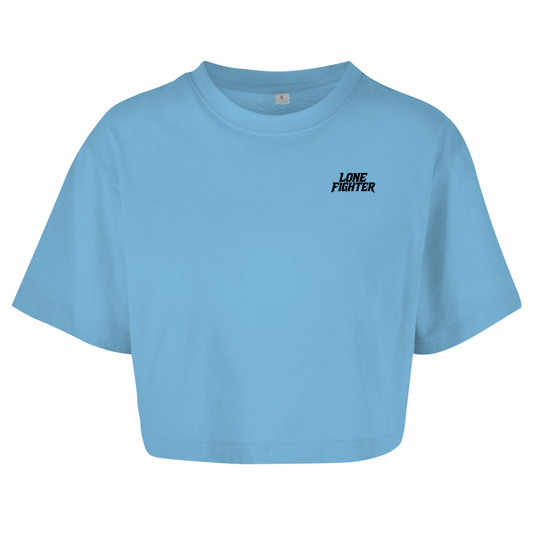 Damen Oversize Crop Top Rebel Motion