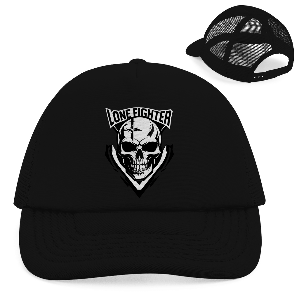Retro Trucker Cap Skull