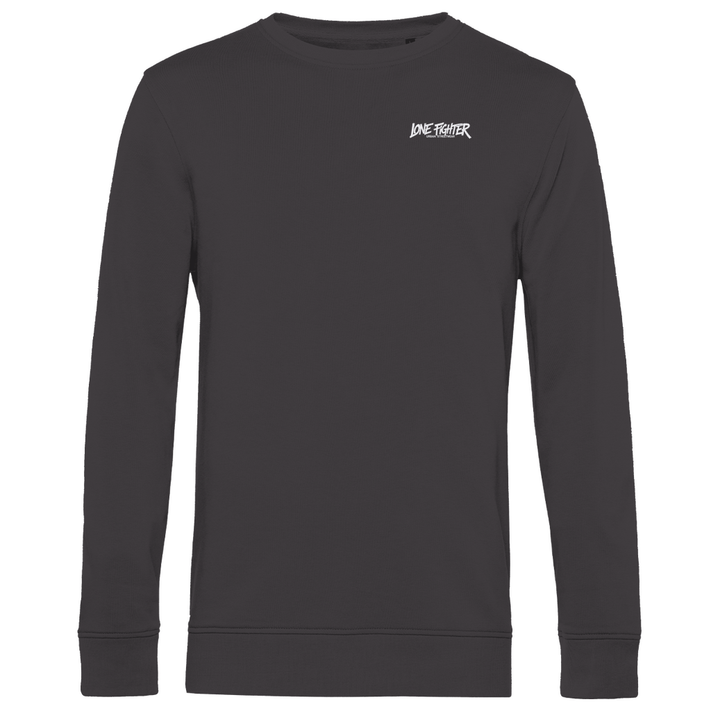 Herren Premium Bio Sweatshirt Spray Alone, Fight Alone