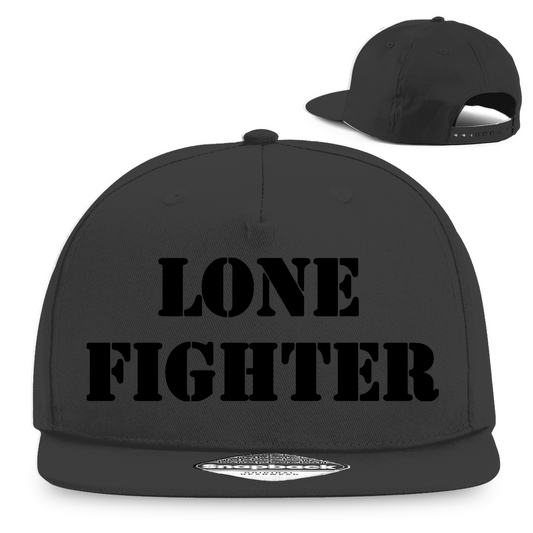 Snapback Rapper Cap Lone Fighter Schriftzug
